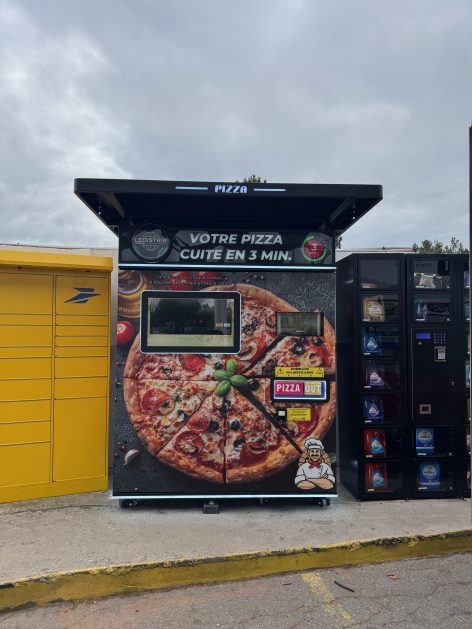 Livraison et mise en route d’un distributeur automatique de pizzas à Saint-Jean-de-Vedas en Hérault