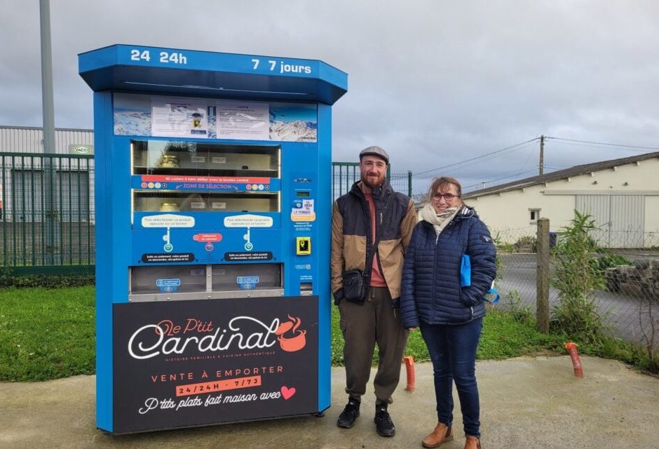 Croisilles : 3eme distributeur de plats cuisinés pour Le P’tit Cardinal