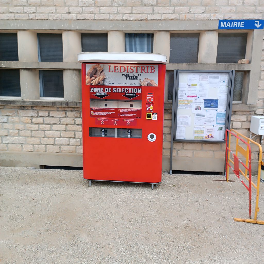 Livraison et Installation d’un distributeur automatique de pain à Rumilly-Lès-Vaudes dans l’Aube