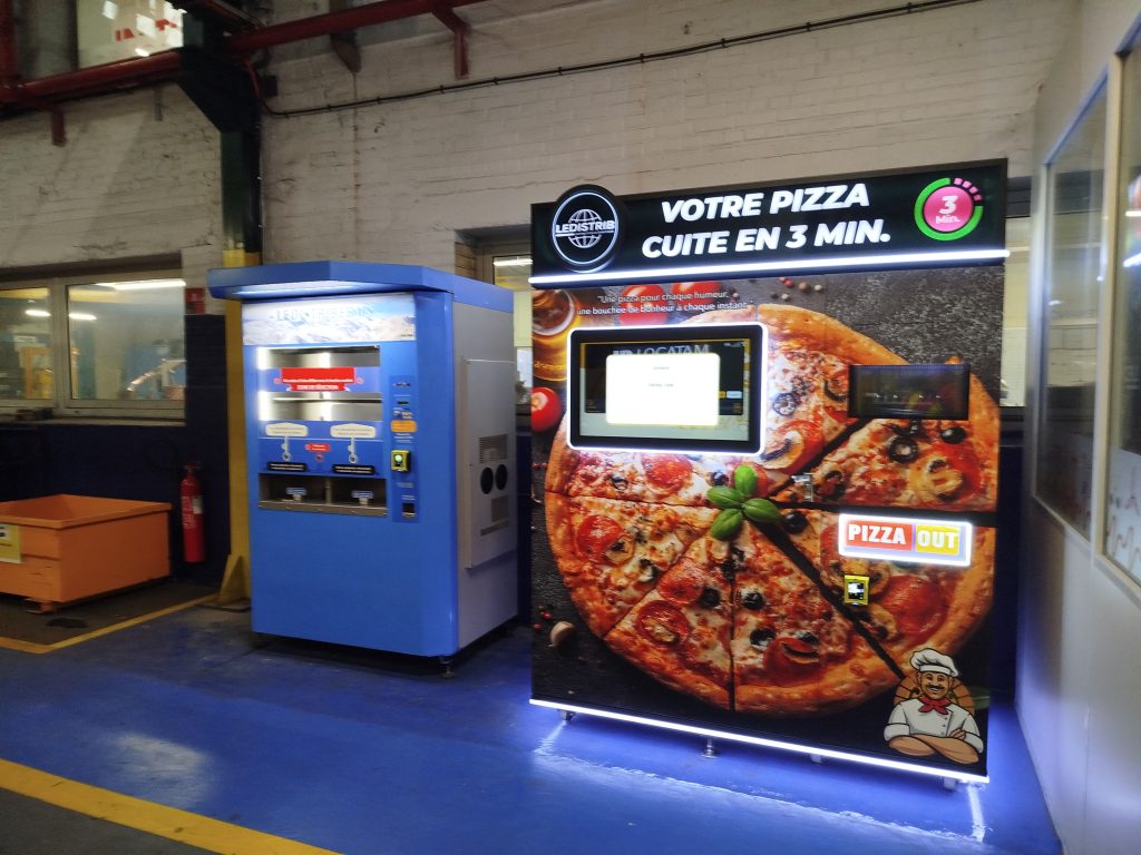 Livraison et Installation d’un distributeur automatique de pizza et de plats cuisinés à Jeumont dans le Nord